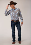 Karman Men's Classic Plaid Long Sleeve Western Shirt