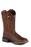 Roper "James" Big Kids Wide Square Toe Western Boot