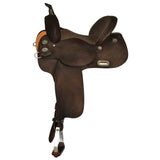 Circle Y Kelly Kaminski New Frontier Roughout Barrel Saddle