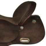 Circle Y Kelly Kaminski New Frontier Roughout Barrel Saddle