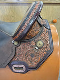 Used Circle Y Just Be Natural Treeless Barrel Saddle