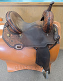 Used Circle Y Just Be Natural Treeless Barrel Saddle