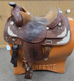 Used Circle Y Richard Shrake Equitation/Pleasure Saddle w/Silver