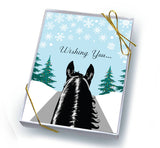 Horse Boxed Christmas Cards: ...Wishing You...Horse Trail