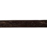 Circle Y Straight Floral Tooled Breast Collar