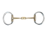 Shires Brass Alloy Flat Ring Lozenge Eggbutt Bit