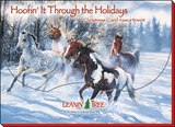 Leanin Tree Hoofin it Through the Holidays Boxed Christmas Card Assortment 00429