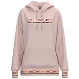 Hooey "Dally" Ladies Salsa Rosa Hoody with South Rim Pattern Logo