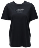 Hooey "Cactus" Ladies Black Crew Neck Short Sleeve T-Shirt with Grey Cactus on Back