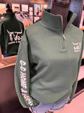 G-G Home & Ranch 1/4 Zip Forest Green Sweatshirt