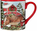 Snowy Farm Mug 16oz