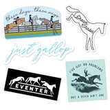 Dapplebay Eventing Stickers