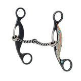 Partrade Feather Shank Twisted Wire Snaffle Gag Bit