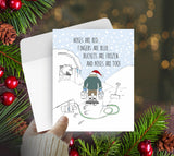 Horse Boxed Christmas Cards: Noses & Fingers