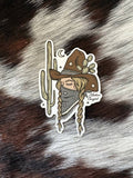 Modern Cowgirl Bandit Cowgirl Sticker