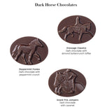 Equestrian Tote with DHC Dark Chocolate English Asst. 8 pc.