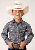 Roper Boy's Long Sleeve Snap Front Western Shirt