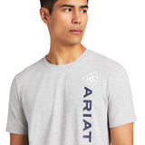 Ariat Mens Vertical Logo Short Sleeve T-Shirt