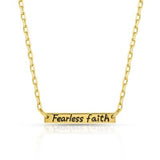 Montana Silversmiths Necklace Fearless Bar