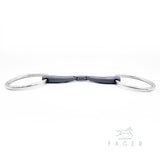 Fager Maria Titanium Double Jointed Loose Ring Snaffle