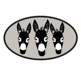 Euro Horse Oval Stickers