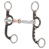 Weaver Argentine 3 Piece Dogbone Snaffle With Spots