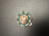 Turquoise Copper Concho