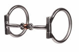Professional's Choice Smooth Dogbone D-Ring Snaffle