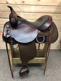 High Horse Lockhart Cordura Trail Saddle by Circle Y-Wide Tree