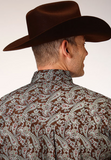 Roper Mens Pine Paisley Long Sleeve Shirt