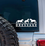 Horse Decal | Dressage - Vinyl Decal