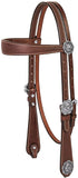 Weaver Basin Cowboy Tooled Browband Headstall